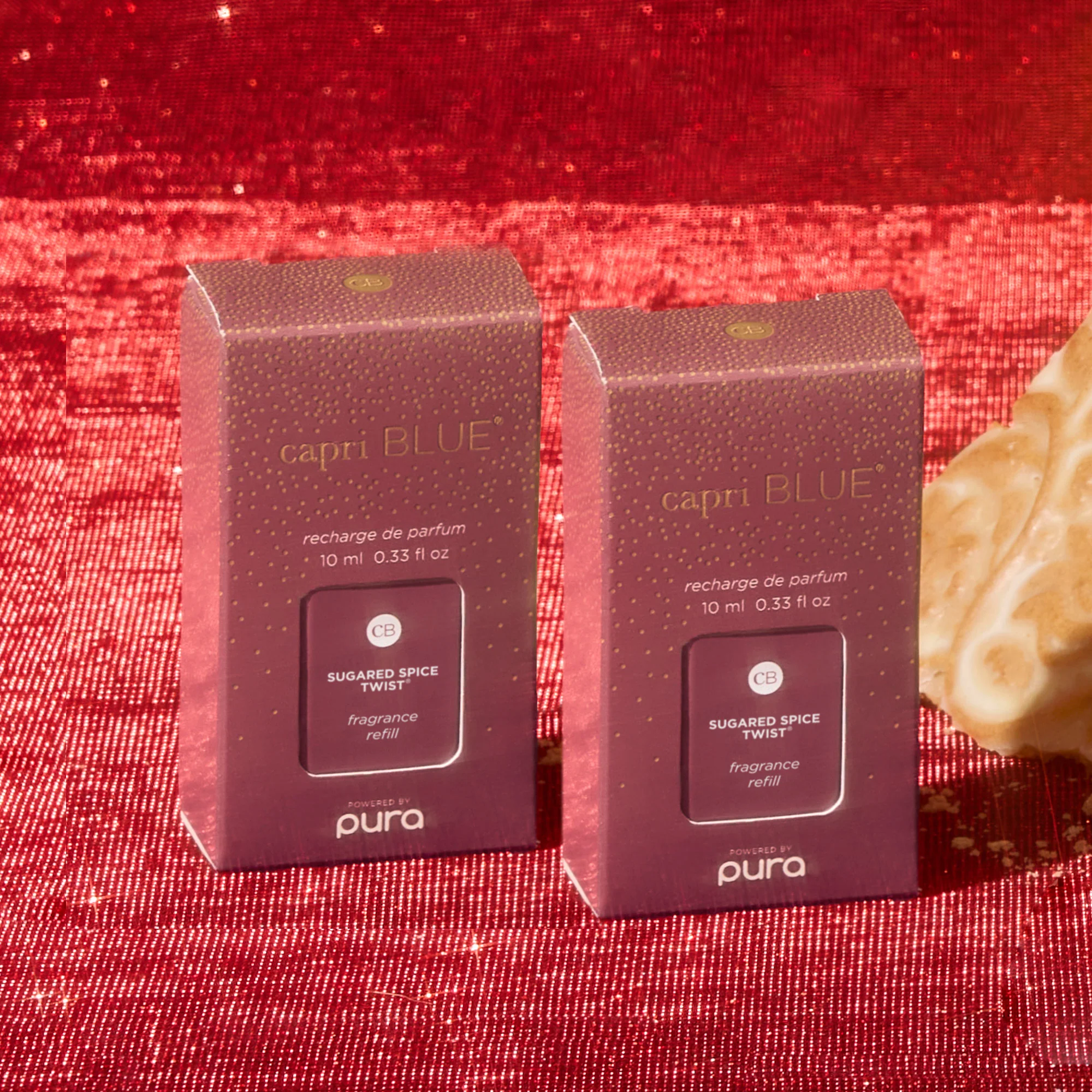 CB + PURA Diffuser Refill 2-Pack Bundle, Sugared Spice Twist - Image 2