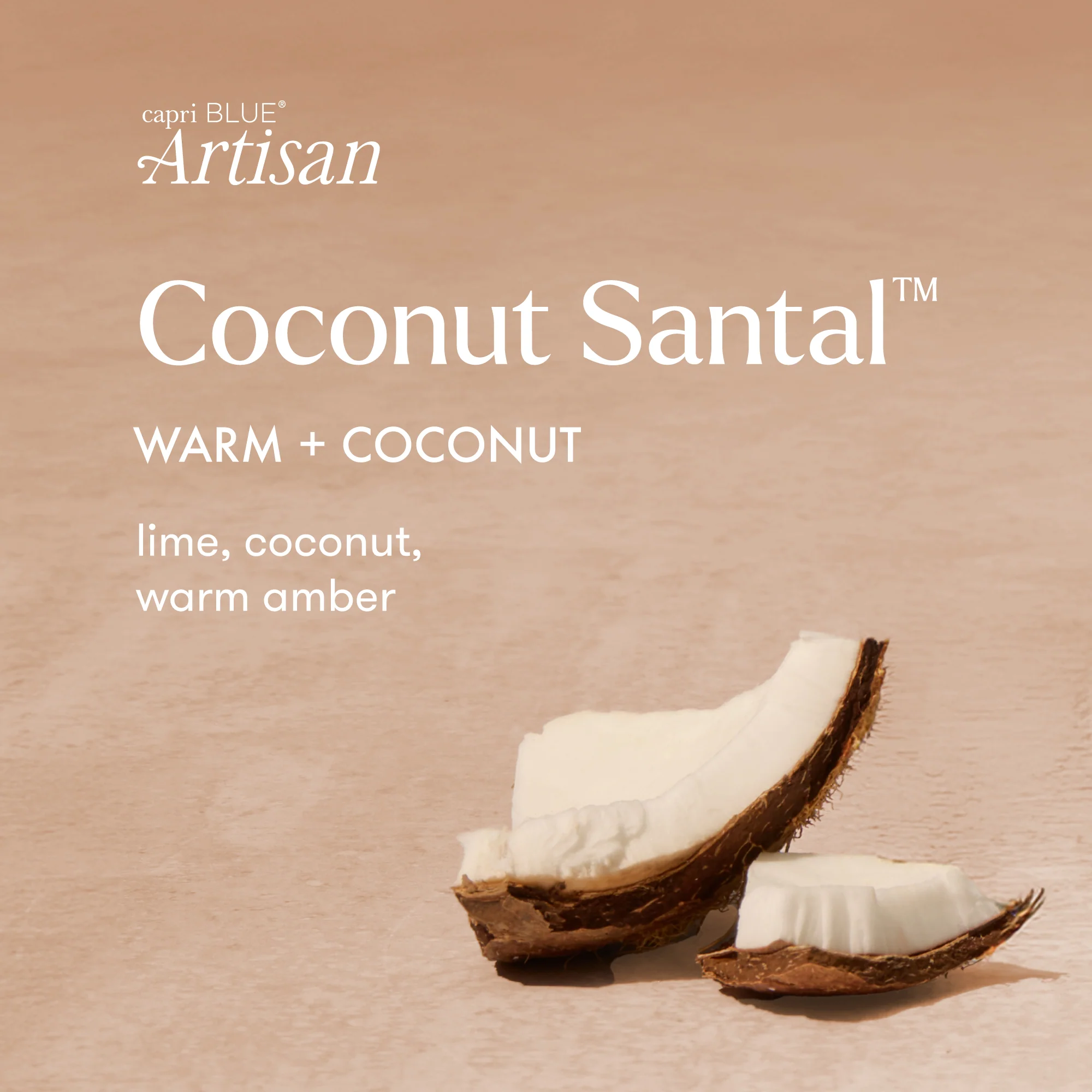 Coconut Santal Caffè Capri Gelato Cup Candle - Image 3