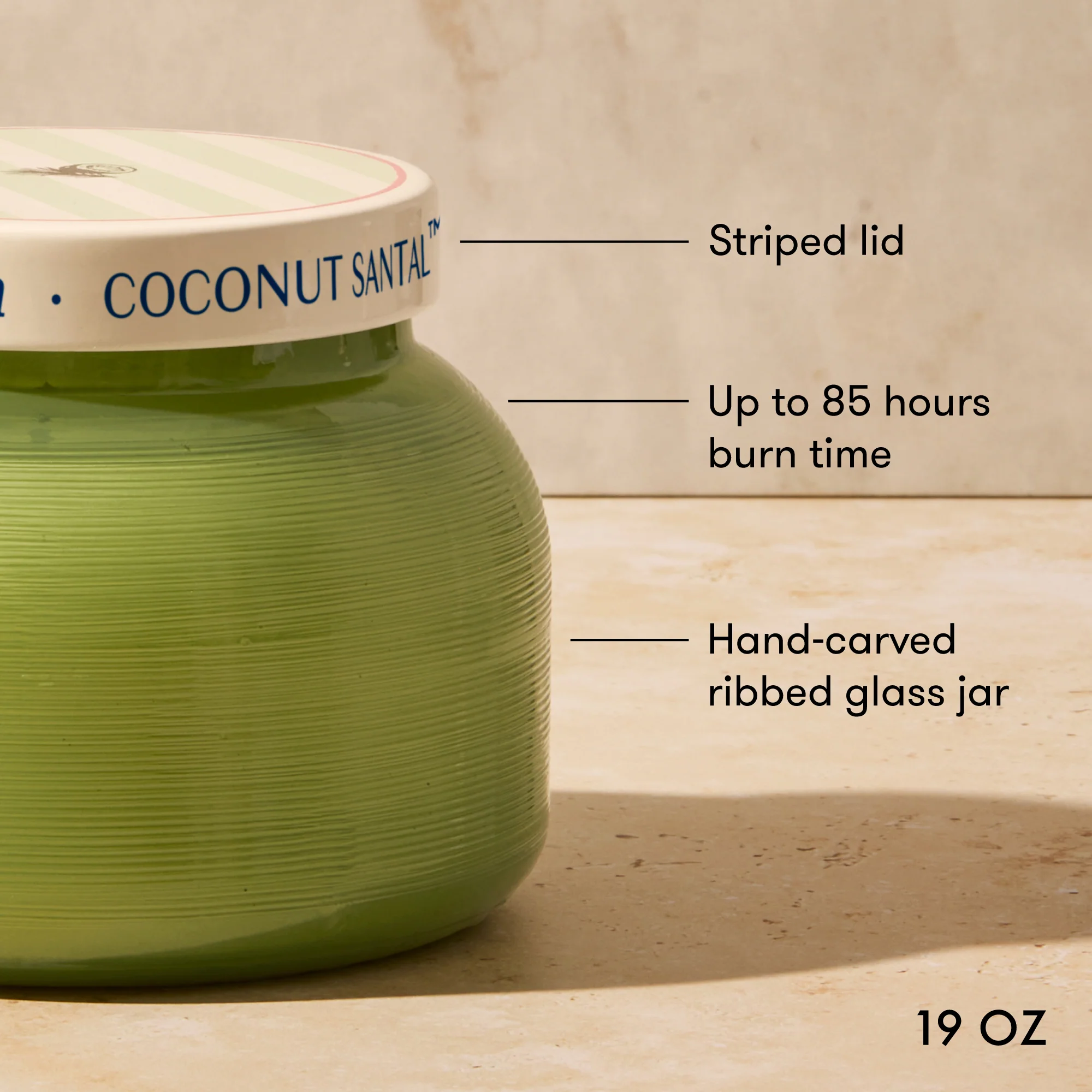 Coconut Santal Caffè Capri Signature Candle - Image 4