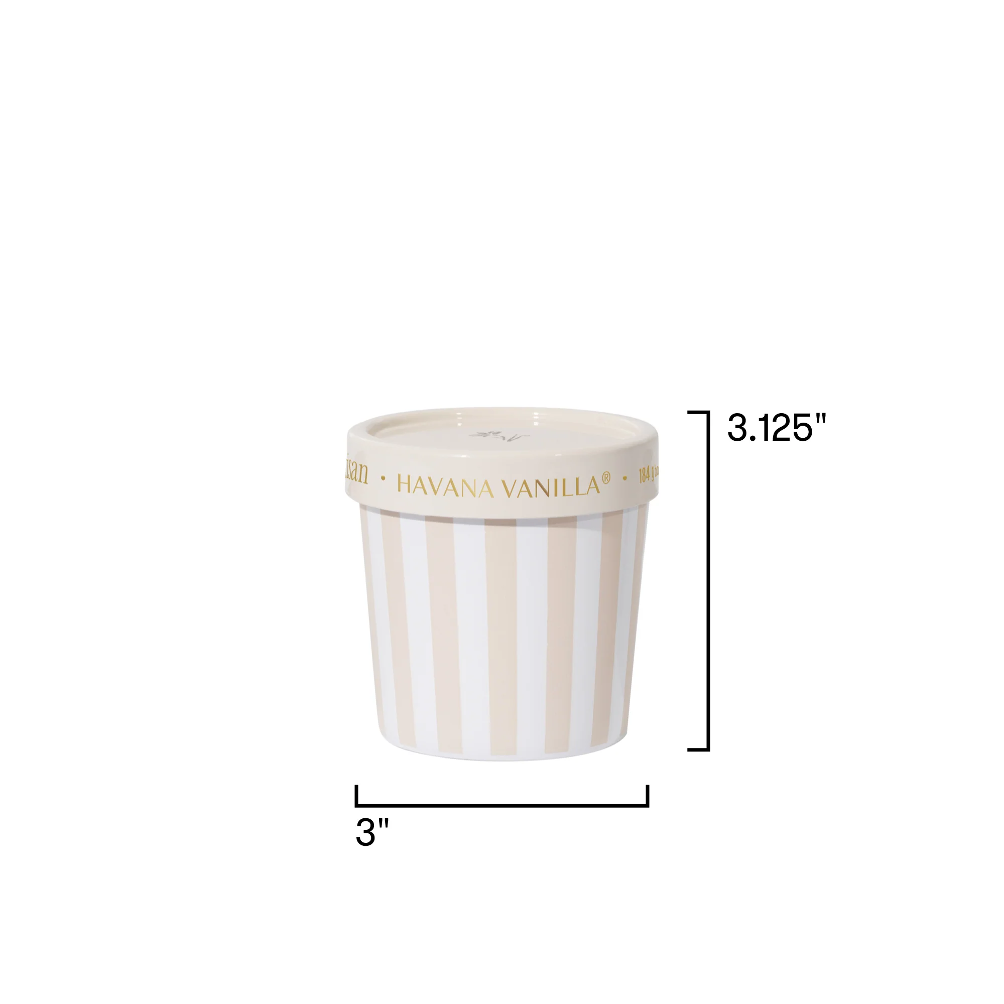 Havana Vanilla Caffè Capri Gelato Cup Candle - Image 8