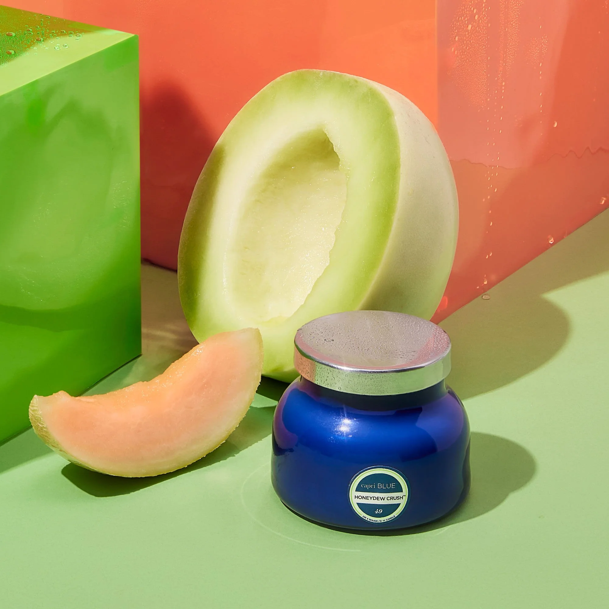 Honeydew Crush Blue Petite Candle - Image 2