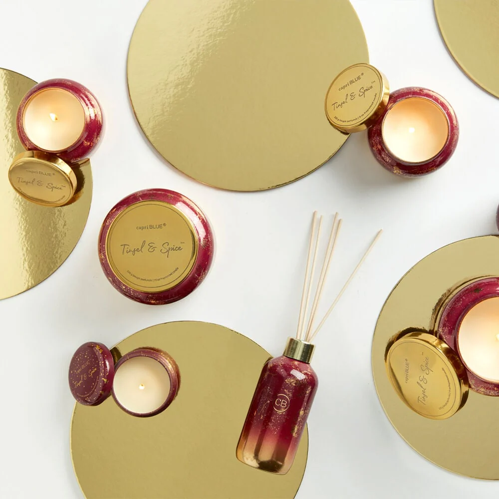 Tinsel & Spice Glimmer Signature Candle - Image 3