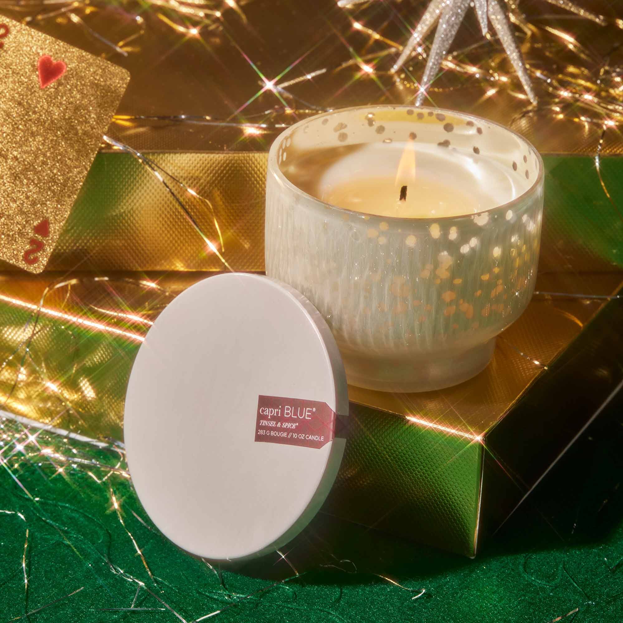 Tinsel & Spice Holiday Mercury Inverted Candle - Image 2