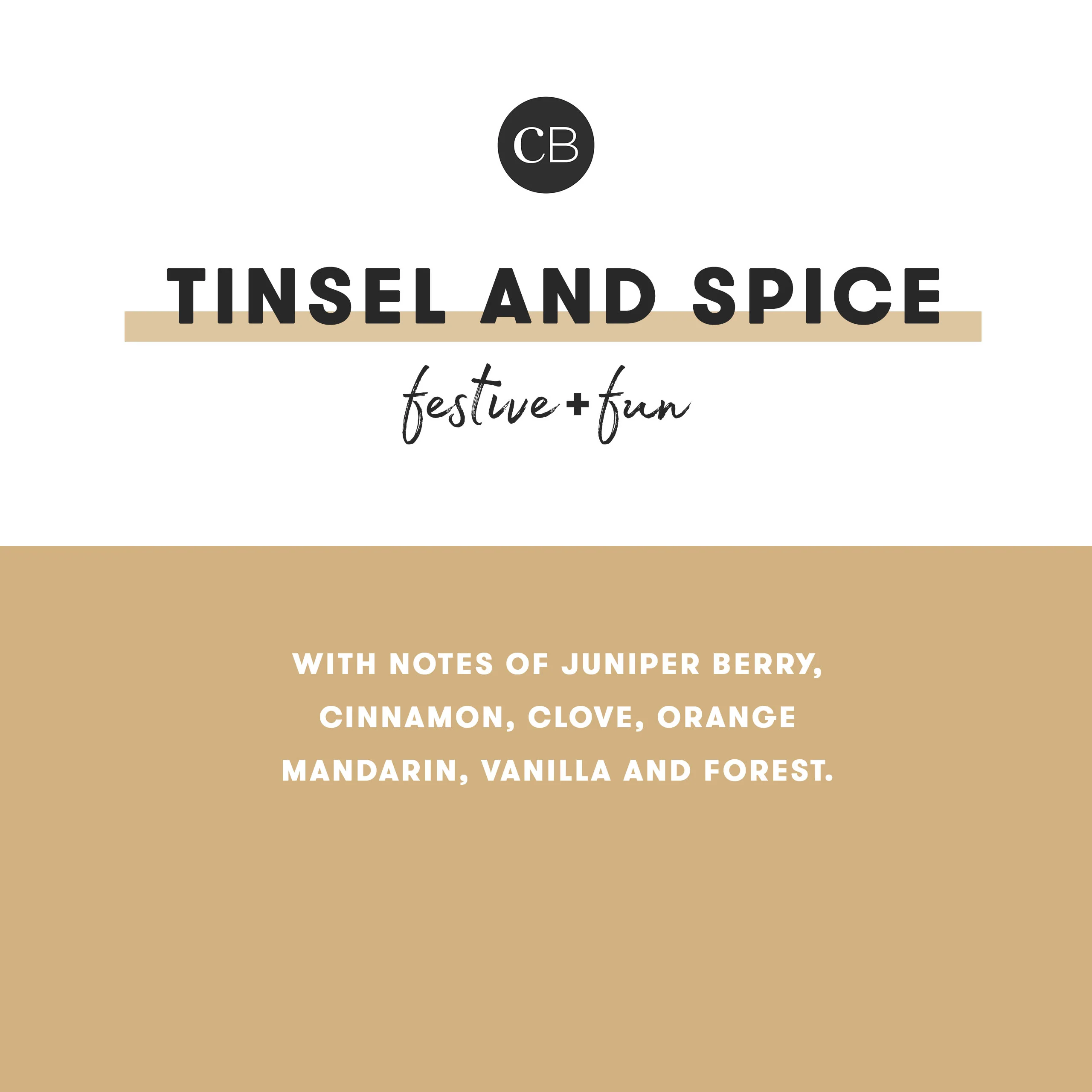 CB + PURA Diffuser Refill, Tinsel & Spice - Image 3