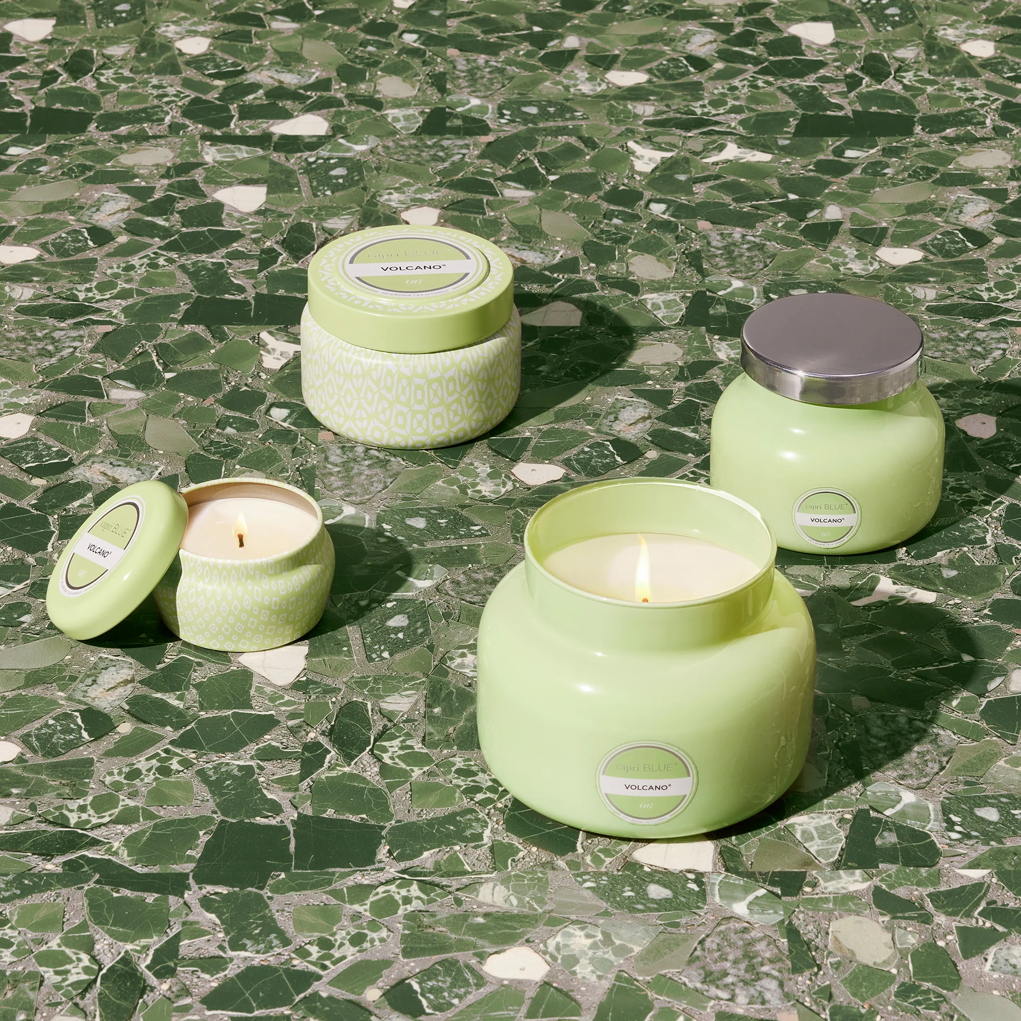Volcano Iced Matcha Printed Mini Tin Candle - Image 3