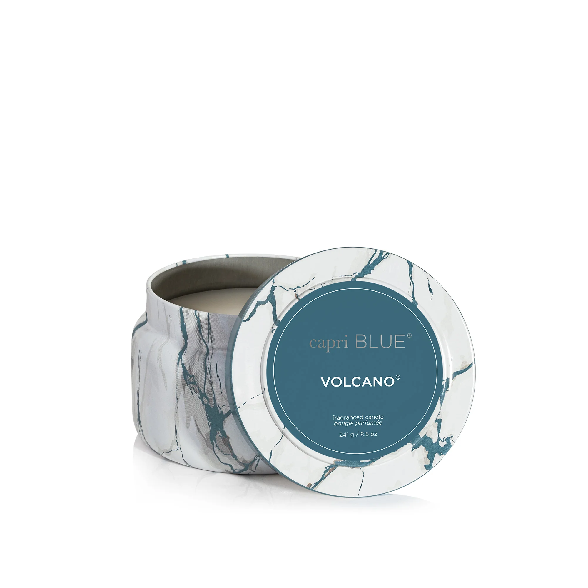 Volcano Modern Marble Printed Travel Tin Candle - Image 2